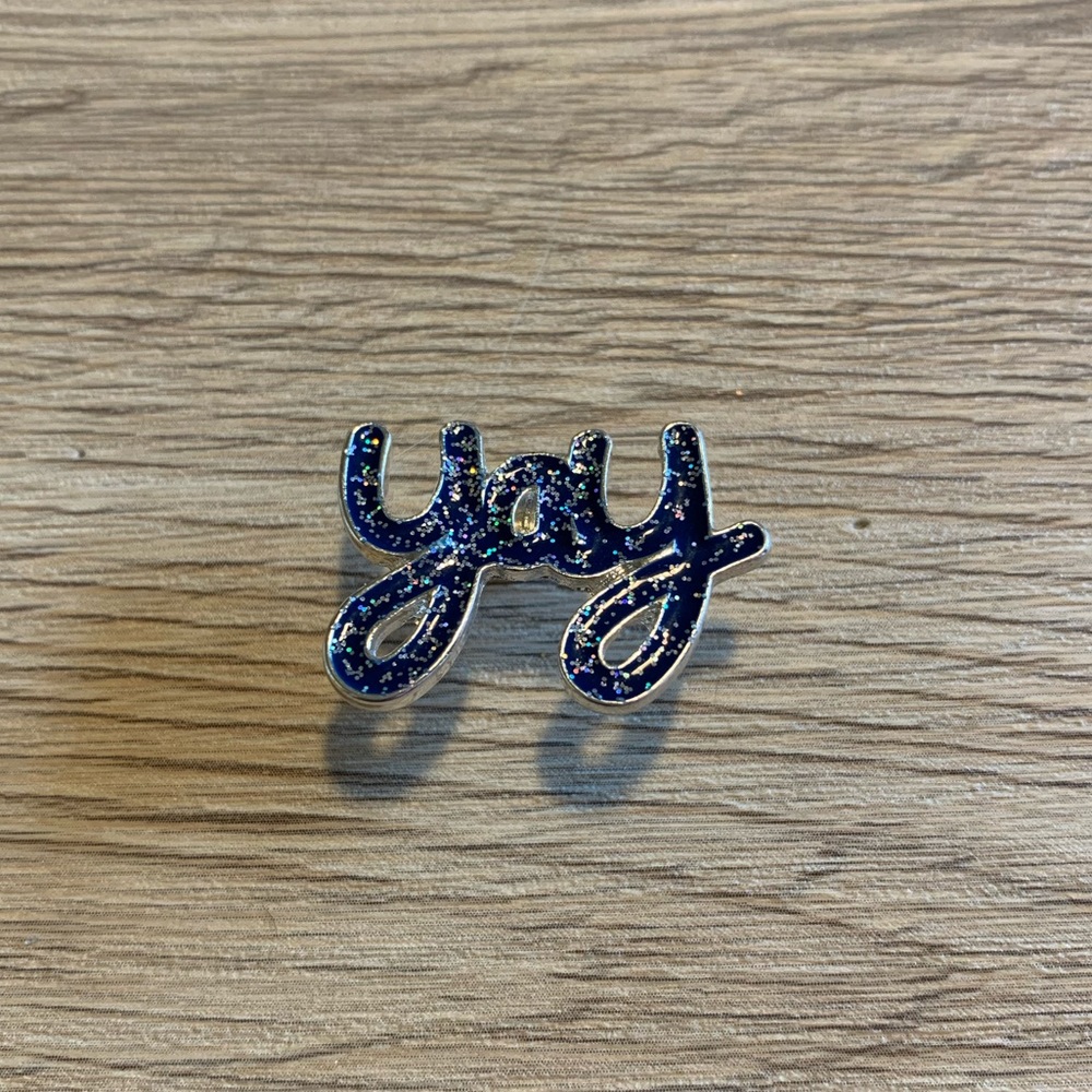 yay Sparkle Pin